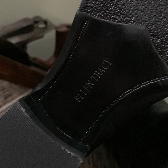 Ellen TRACY Bedford Black Leather Harness Riding Boots - Picture 16 of 16